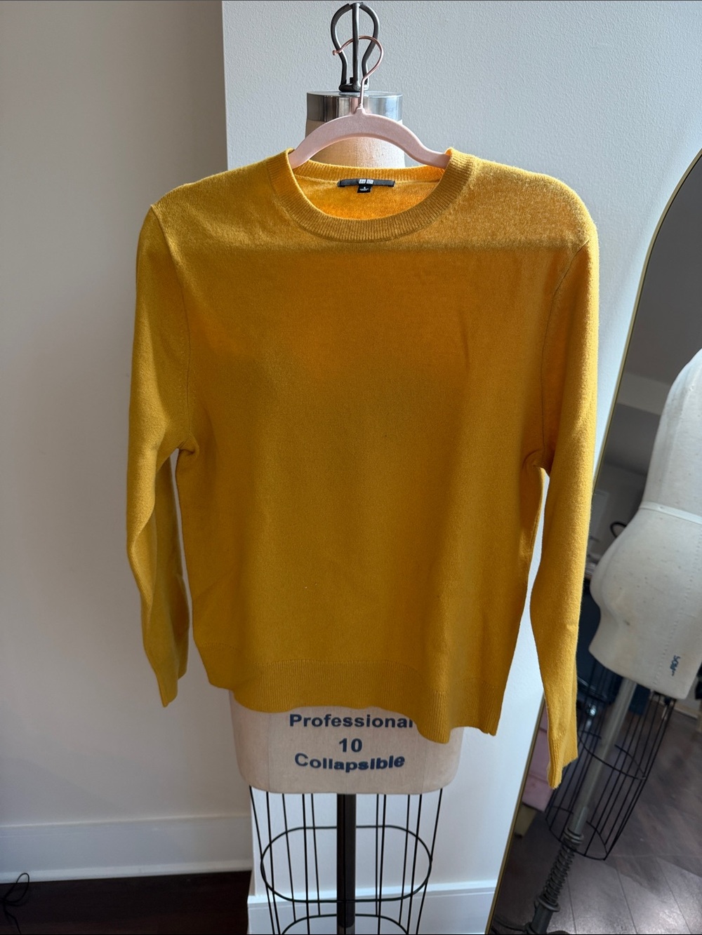 Women’s Mustard Crewneck Sweater
